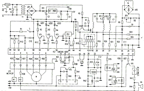 海尔空调kfr-25gw/v电路图