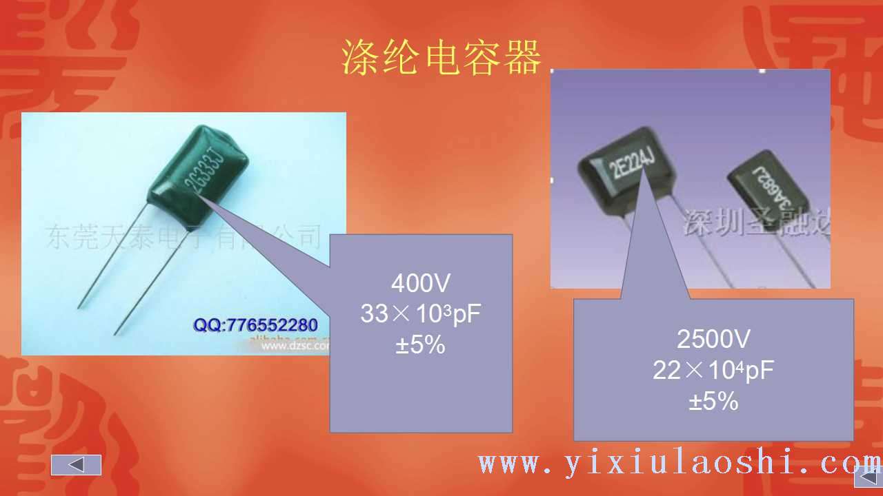 看图了解各种电容器